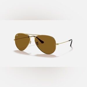 Ray Ban Aviator Gold/Brown